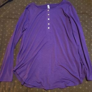 Long sleeve, purple, Zenana Premium size medium